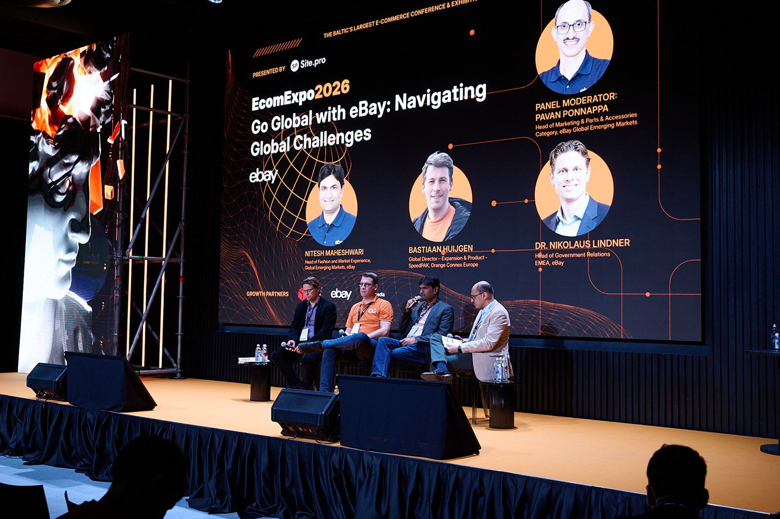 The Go Global with eBay panel on the Deep Dive Stage at EcomExpo 2026