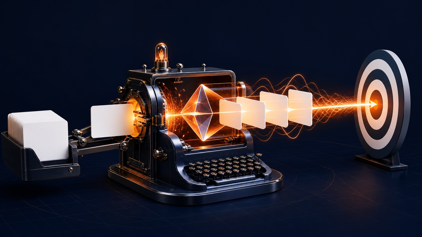 EcomExpo editorial illustration for Write Like a Mad Man: content that actually converts