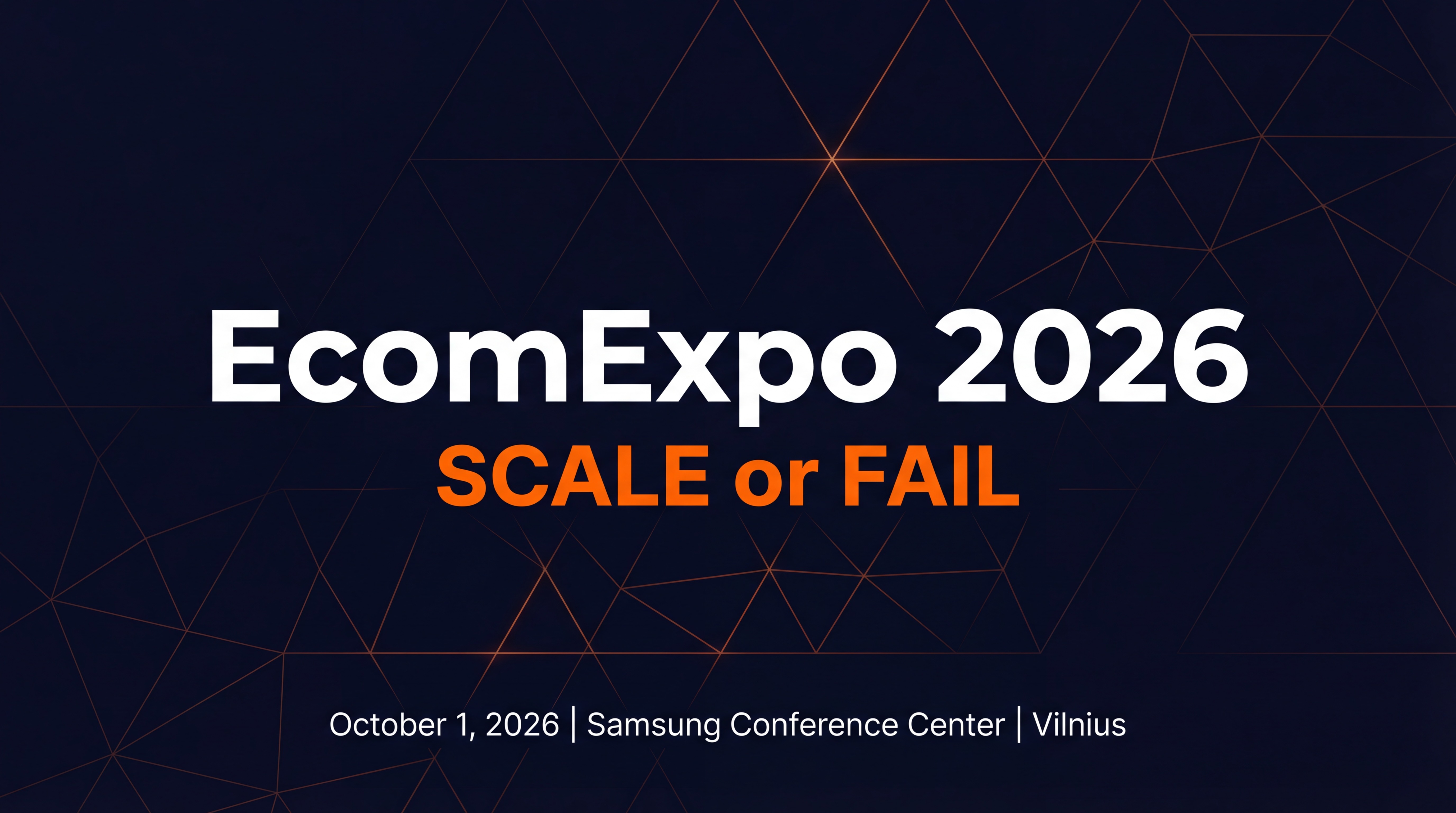 EcomExpo 2026: eCommerce Conference in Vilnius